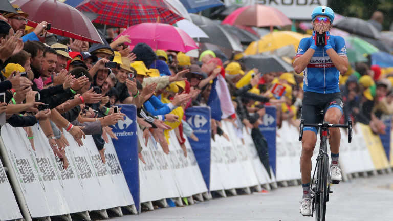 Рамунас Навардаускас, който има етапни победи в Тур дьо Франс