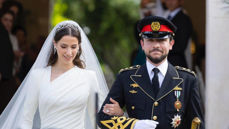 Как протече сватбата на принц Хюсеин и принцеса Раджуа ал Саиф