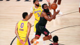 Джеймс Хардън се разправи с Лейкърс