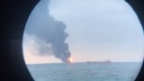 Два танзанийски кораба горят в района на Керченския пролив