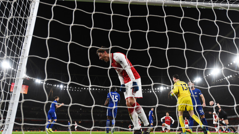 Голямото дерби между Арсенал и Челси завърши без победител. Срещата