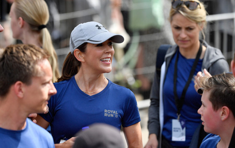 Принцеса Мери по време на Royal Run 2018