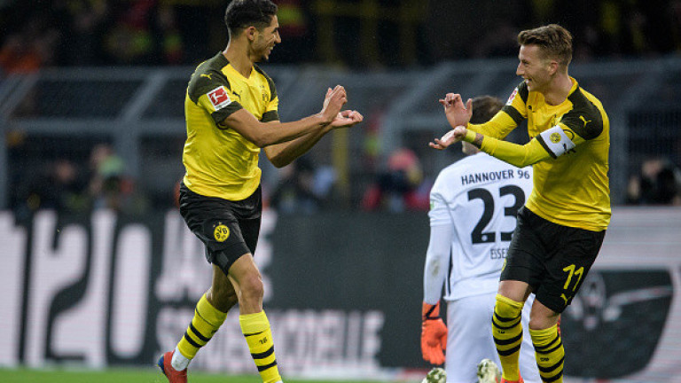 Борусия (Дортмунд) не срещна проблеми при домакинството си на Хановер