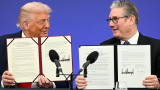 Президентът на САЩ Доналд Тръмп и британският премиер Кийр Стармър