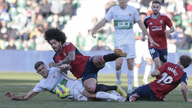 Отборите на Елче и Осасуна завършиха наравно 1:1 в мач