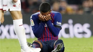 Новото попълнение на Барселона Малком определено няма късмет в клуба