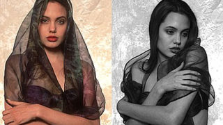 На 16 Джоли била бикини модел (галерия)