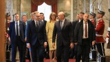 Румен Радев посрещна президента на Полша в София (снимки)