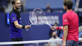  Доминик Тийм на край на US Open 2020 след победа против Даниил Медведев 