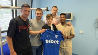 Играчи от мъжкия отбор на Спартак Варна посетиха в болницата
