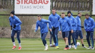 Левски ще направи последно занимание преди дербито с Лудогорец в