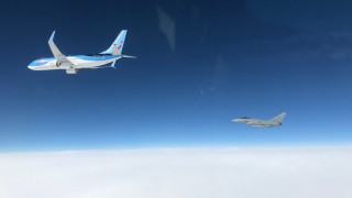 Италиански Eurofighter прихвана самолет над Черна гора