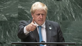 Борис Джонсън цитира жабока Кърмит пред ООН, но е и сериозен за климатичните промени