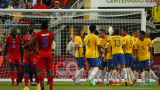 Бразилия намачка горките футболисти на Хаити