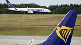 Над 99% от самолетите на Ryanair останали на земята заради пандемията