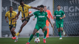 Лудогорец  - Йънг Бойс 1:0 (Развой на срещата по минути)