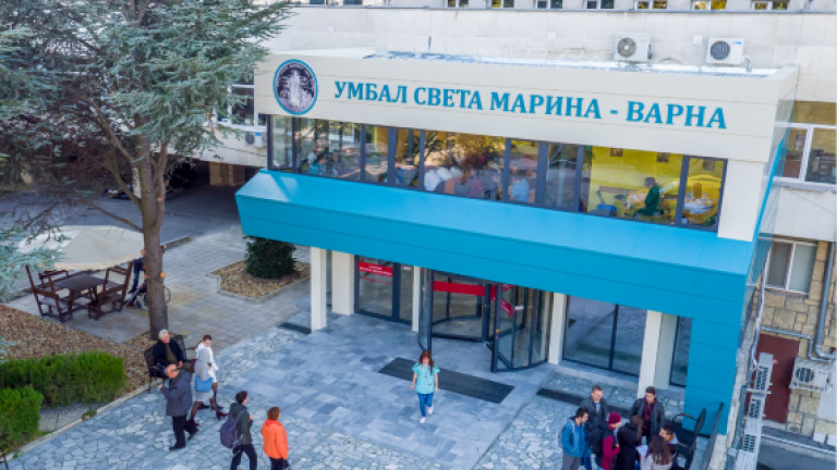Над 500 пациенти с COVID-19 са приети в болница "Света Марина" във Варна за седмица 