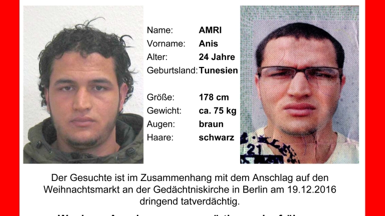 Италианските власти задържаха петима души, свързани с терориста Анис Амри,