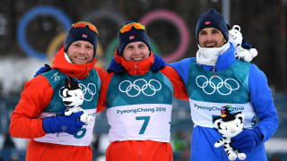 Трима норвежци триумфираха в 30 те километра в скиатлона Олимпийски шампион