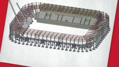 ЦСКА представи дигитален 3D модел на новия си стадион
