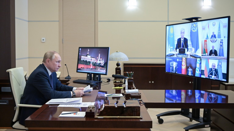 Руският президент Владимир Путин обяви победа в защитата на Казахстан