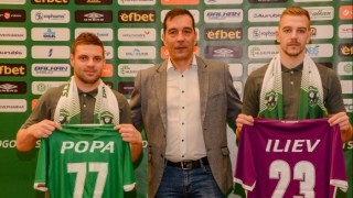 Лудогорец представи Пламен Илиев и Адриан Попа
