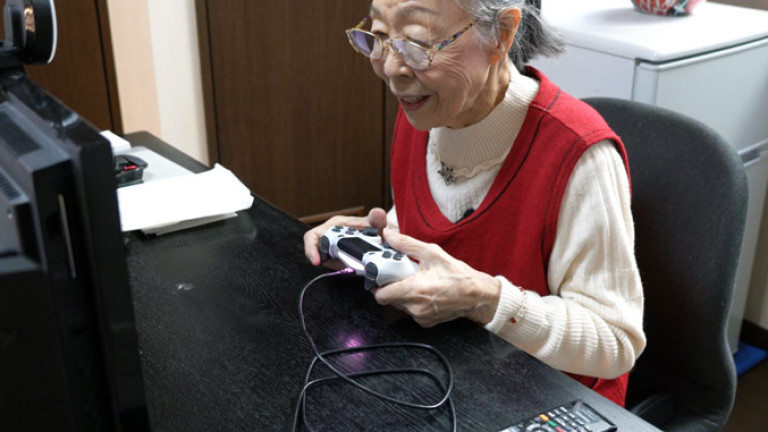 90- годишната японка Хамоко Мори е призната за най-възрастният геймър