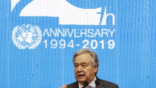 Генералният секретар на САЩ Антониу Гутериш предупреди в само начало