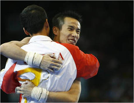 Китай защити титлата си в отборното състезание при мъжете