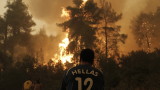Евакуират гръцкия остров Евия, пожарите заплашват жителите