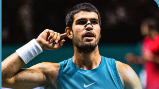 Испанският тенисист Карлос Алкарас коментира състоянието на кортовете на турнира