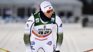 Шведският скиор Кал Халфварсон претърпя необичайна травма по време на