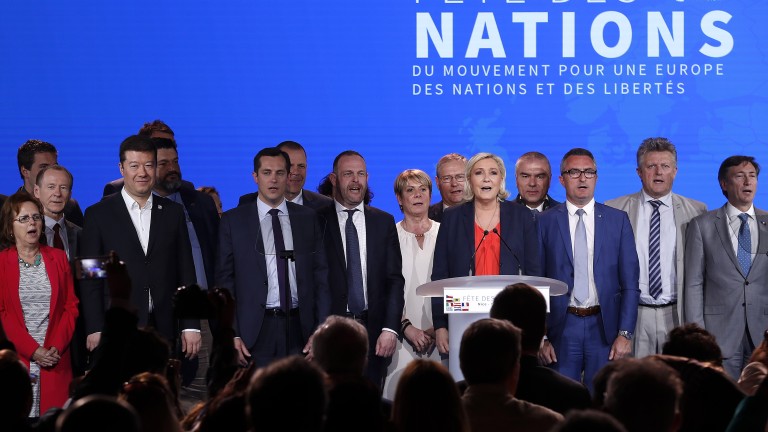 Френският политик Марин льо Пен беше домакин на европейска среща