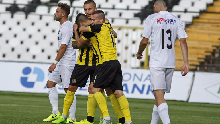 Славия - Ботев (Развой на срещата по минути)