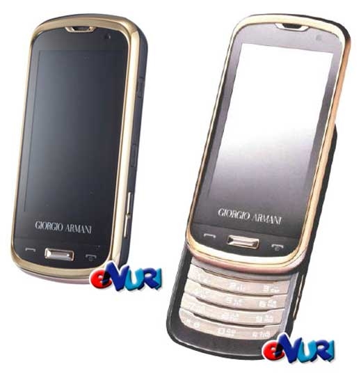 Samsung пуска Armani слайдер в Корея