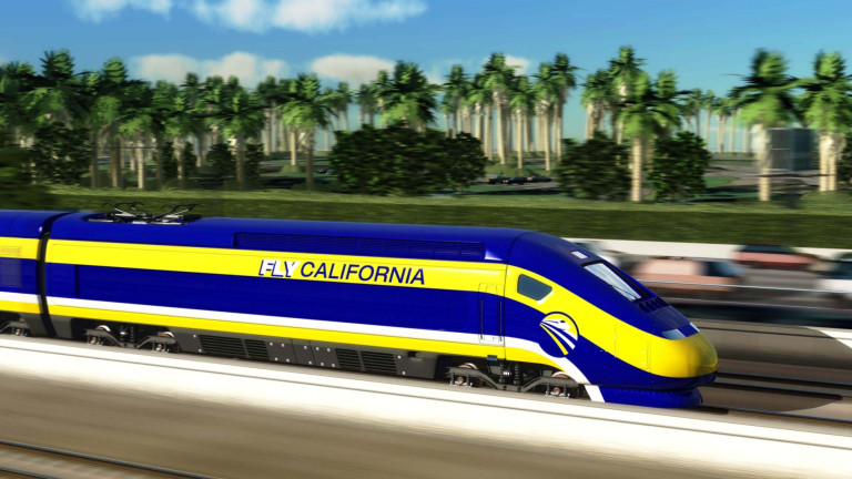 Високоскоростната жп линия, която ще свързва Лос Анджелис и Сан