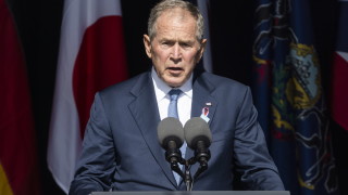Джордж Буш който беше президент по време на терористичните атаки