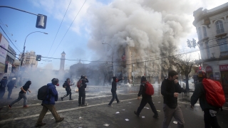 Сблъсъци на пореден студентски протест в Чили