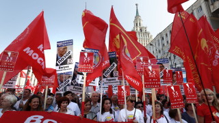 На много места в Русия отново се проведоха протести срещу