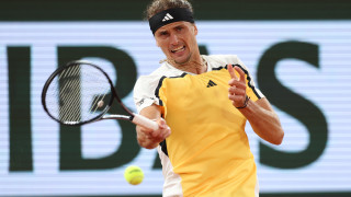 Немският тенисист Александър Зверев който е номер 4 в световната