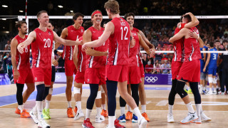 Националният отбор на САЩ по волейбол за мъже спечели бронзовите