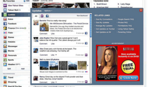 Yahoo интегрира Facebook в уеб сайта си