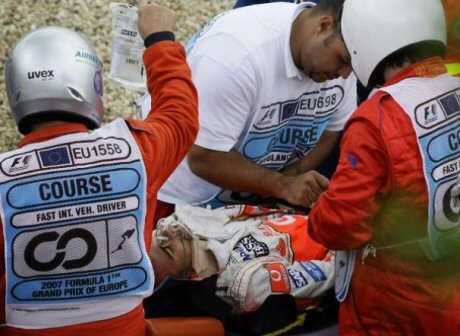 Прекъснаха квалификациите на Гран при на Европа заради Люис Хамилтън