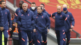 Мениджърът на Тотнъм Жозе Моуриньо говори след равенството 3 3