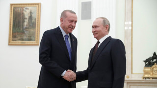 Путин и Ердоган проведоха телефонен разговор