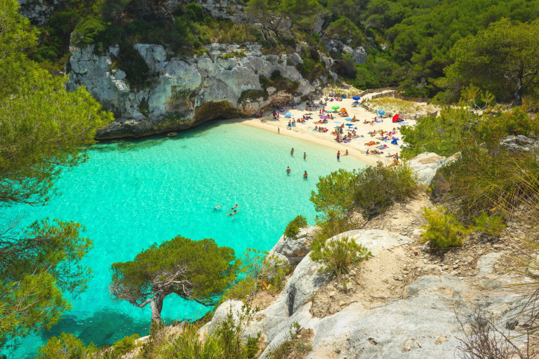 Cala Macarelleta, Менорка