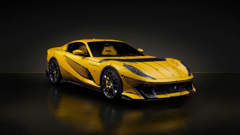 Уникалното жълто Ferrari 812 Competizione отива за благотворителност