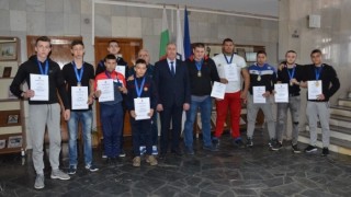 Кметът на Община Видин връчи грамоти на изявени спортисти