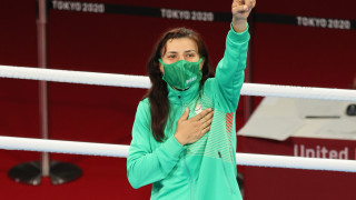 Красен Кралев поздрави Стойка Кръстева за спечеления златен медал от