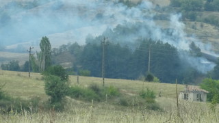 Пожарът в пазарджишкото село Долно Вършило е локализиран